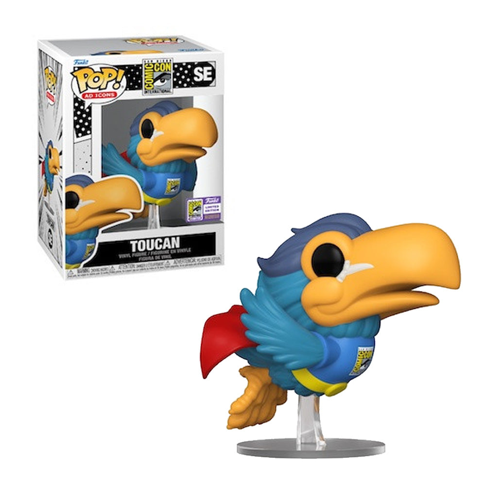 Funko Pop! Vinyl Figure - Toucan (Flying) SDCC 2023 Exclusive | Ad Icons Collectible | Perfect for Comic-Con Fans & Pop Culture Decor
