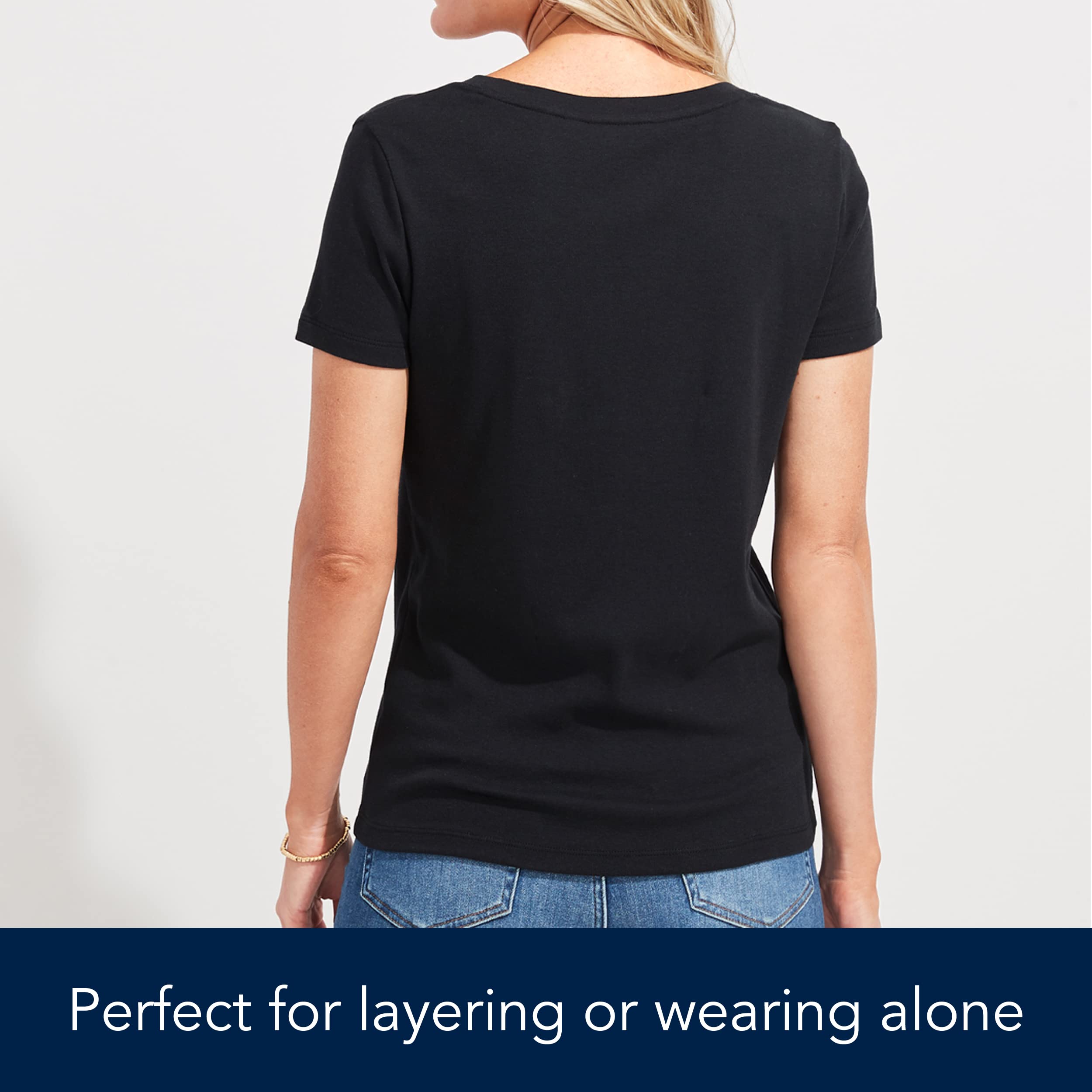 Vineyard Vines Women's Short Sleeve V-Neck Casual T-Shirt - Comfortable Cotton Top for Everyday Wear, Summer Outfits & Layering