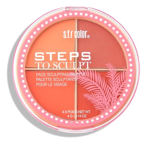 S.F.R. COLOR Matte Face Blush Palette - 6 Blendable Shades for Contouring & Sculpting | Travel-Friendly Compact Size (SH01) | Perfect for Everyday Makeup, Professional Looks & On-The-Go Touchups
