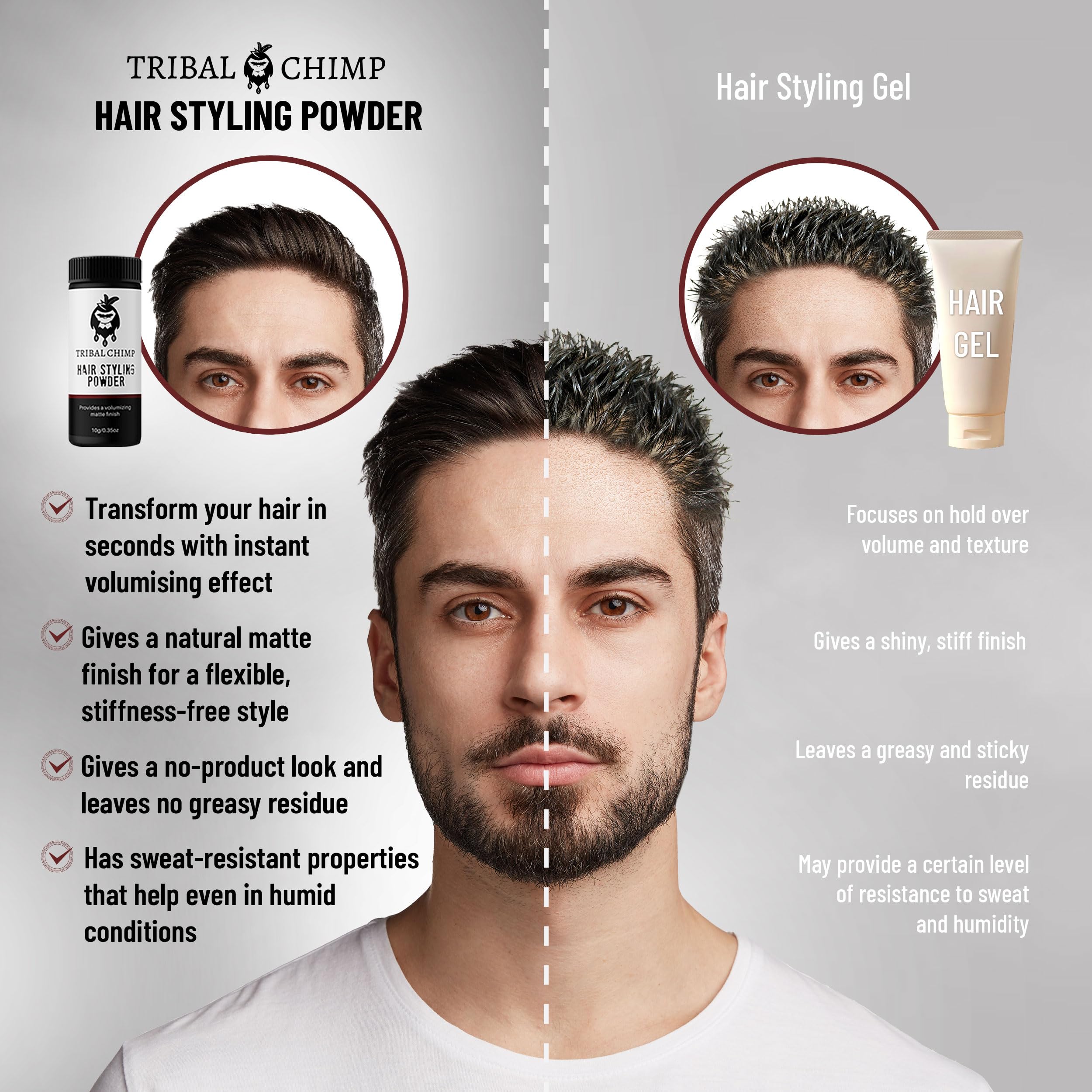 Best Hair Styling Powder for Men & Women - All-Day Invisible Hold Volumizing Texture Powder with Matte Finish (6-Pack, 10g Each) | Perfect for Fine Hair, Thickening & Creating Natural-Looking Volume for Everyday Styling