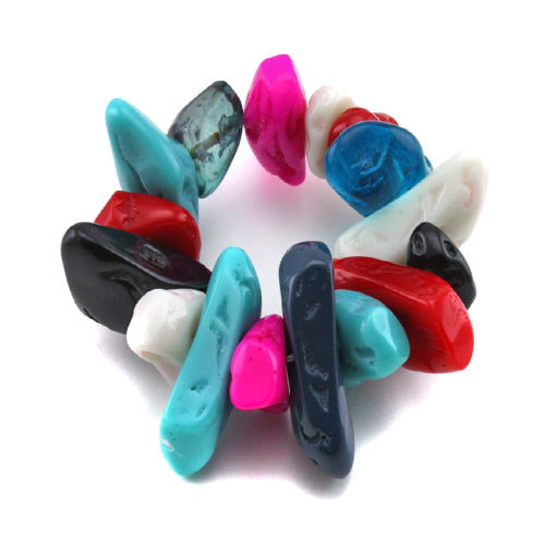 Chunky Homaica Bracelet for Women - Stylish Multi-Layer Beaded Jewelry for Boho Fashion & Everyday Wear