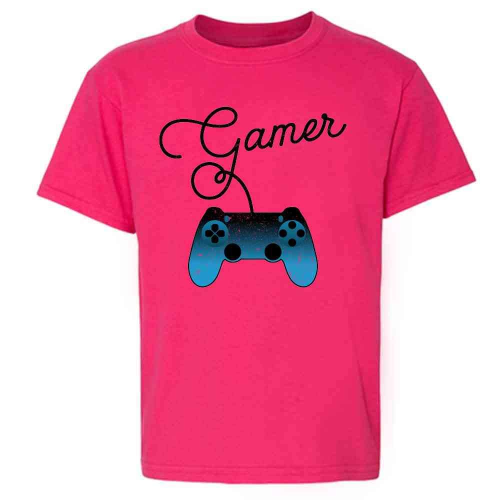 Pop Threads I'm a Gamer PS Controller Video Games T-Shirt for Baby Toddler Kids - Boys & Girls Gaming Tee for Casual Wear & Playtime