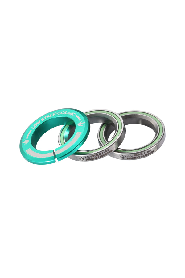 Envy Low Stack Headset - Lightweight & Durable Bike Headset for Smooth Rides - Perfect for Mountain Biking, Road Cycling & Commuting