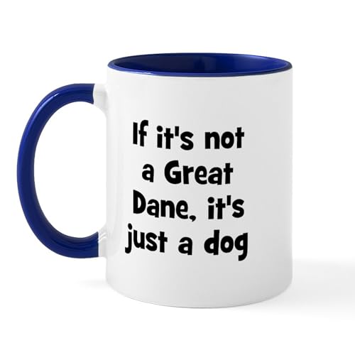 White/Navy Inside - If It's Not A Great Dane, It' Mug
