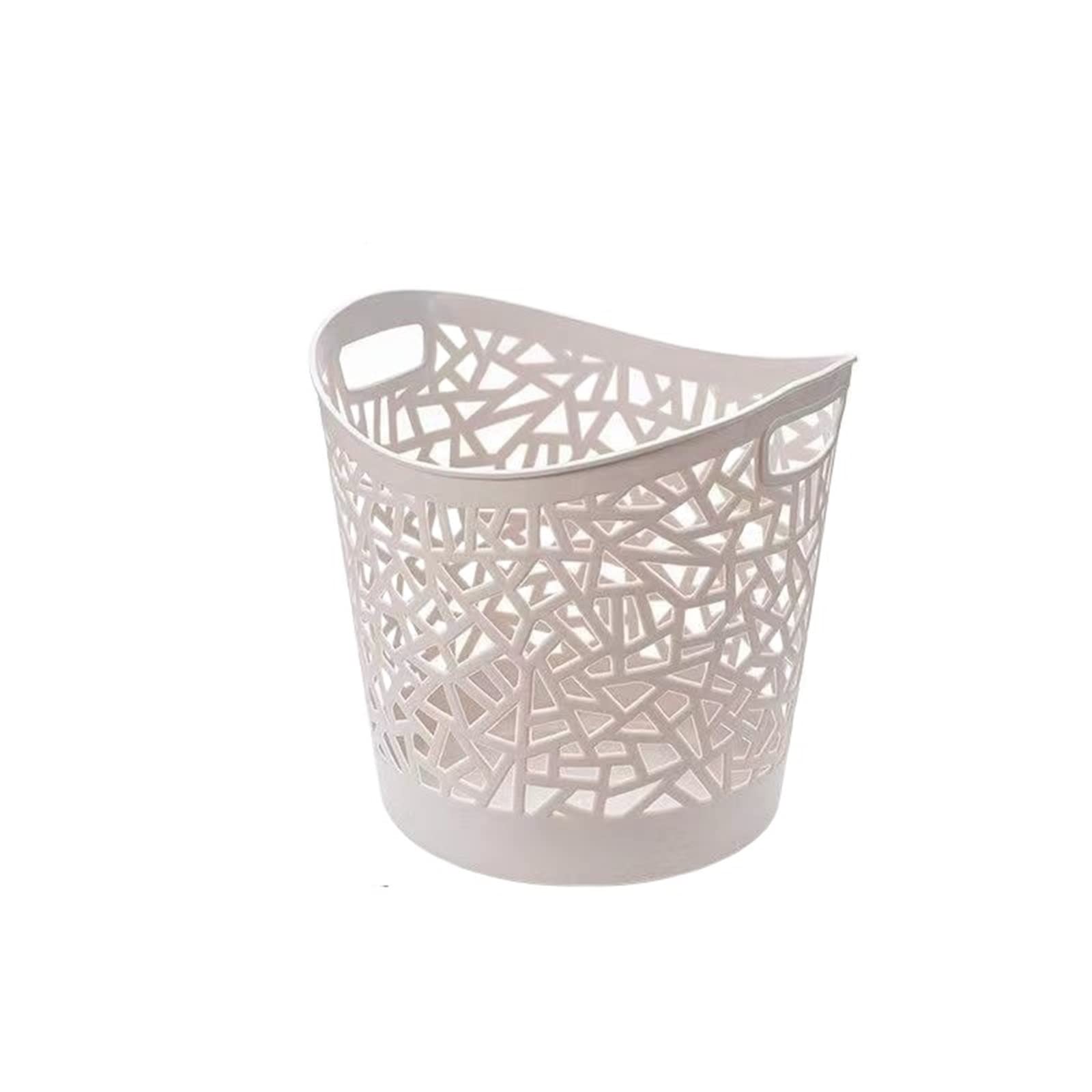 TARKAY Large Plastic Laundry Basket - Portable & Durable for Bathroom, Home, Living Room Storage | Pink Dirty Clothes Hamper | Perfect for Laundry Room, Dorm, College, Apartment Organization