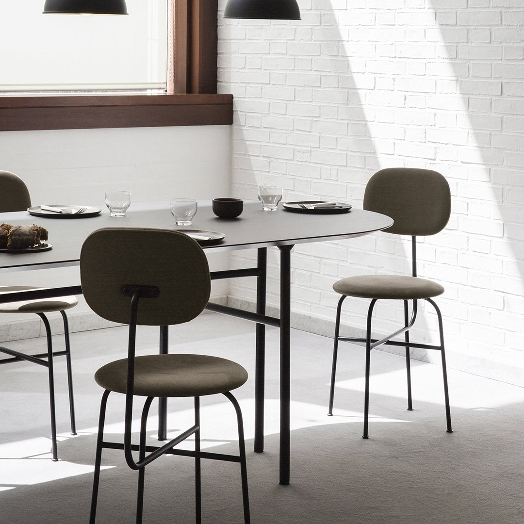 Afteroom Modern Dining Chair - Fully Upholstered Mid-Century Design for Kitchen, Dining Room & Office - Comfortable & Stylish Seating Solution