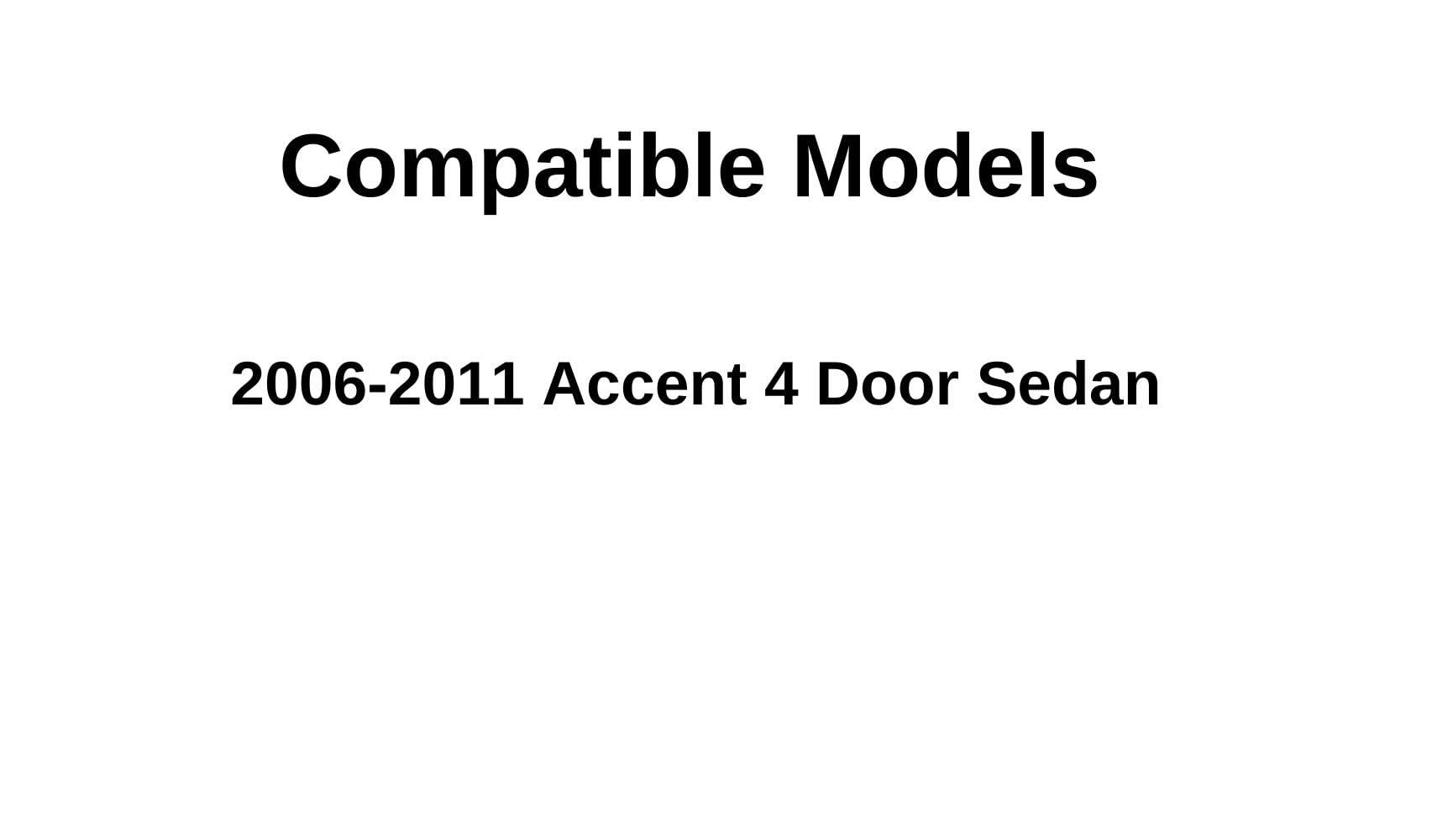 Replacement Left Front Door Window Glass for 2006-2011 Hyundai Accent 4-Door Sedan - Perfect Fit & Easy Installation for Daily Commuting & City Driving