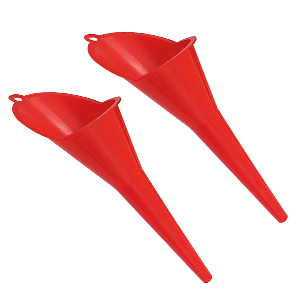 AutoRocking 2-Piece Anti-Splash Bevel Angle Long Stem Gas Funnel - Drip-Free Oil Filter Funnel for Automotive & Motorcycle Refueling - Fits Most Gas Tanks - Perfect for DIY Car Maintenance, Motorcycle Care & Garage Use