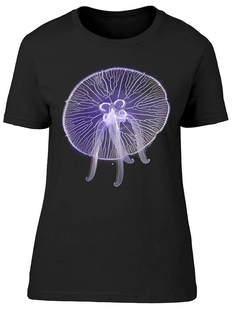 Smartprints Beauty Jellyfish Print T-Shirt for Women - Soft Cotton Casual Tee for Summer, Beach, and Everyday Wear