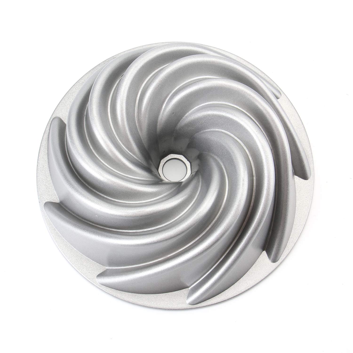 Tosnail 9-Inch Non-Stick Fluted Round Cake Pan - Heavy Duty Baking Pan for Bundt Cakes, Pound Cakes, Desserts - Perfect for Home Baking, Parties & Holiday Treats