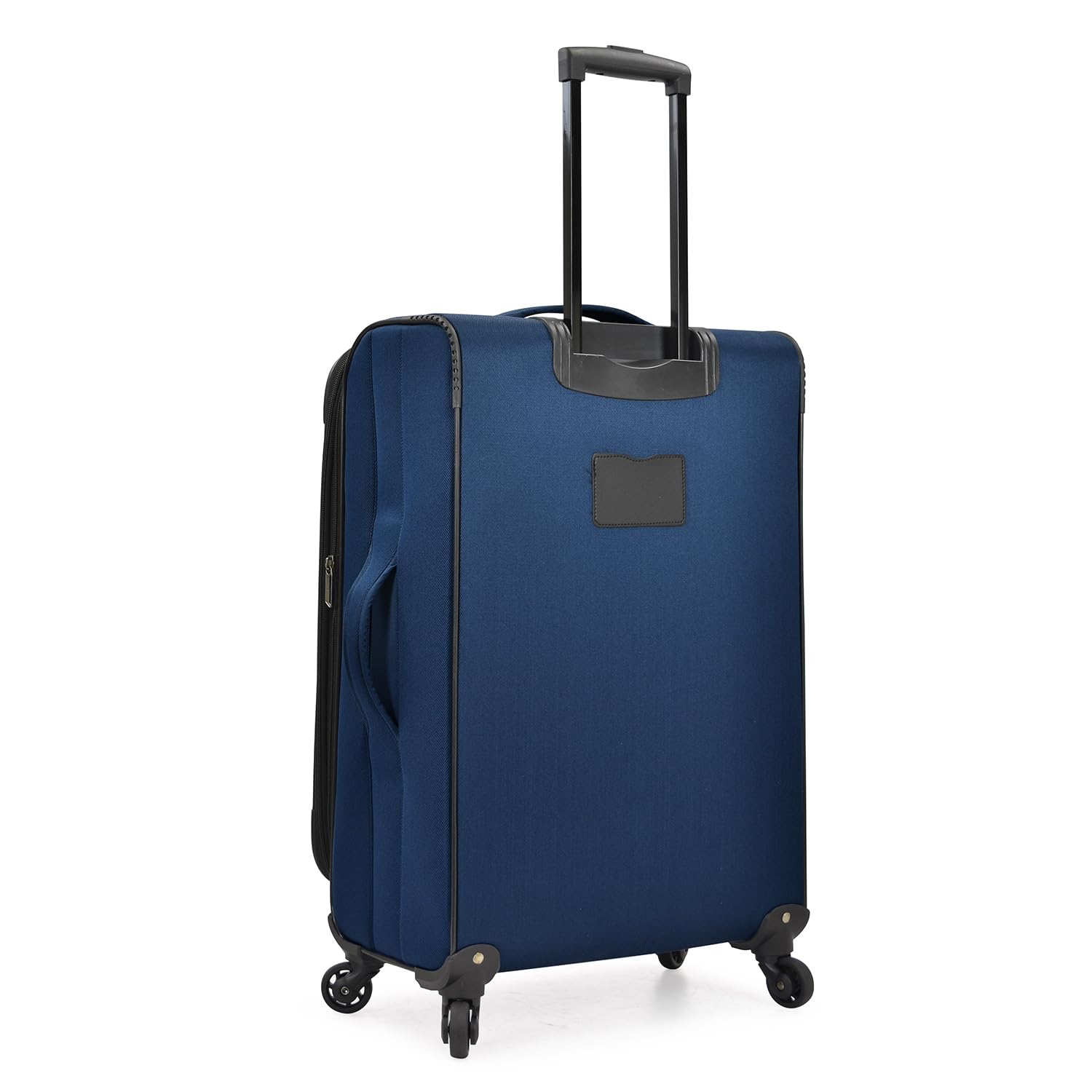 Expandable Softside Spinner Luggage Set - 3-Piece Navy Blue Suitcase with 360° Wheels for Travel | Perfect for Business Trips, Family Vacations & International Adventures