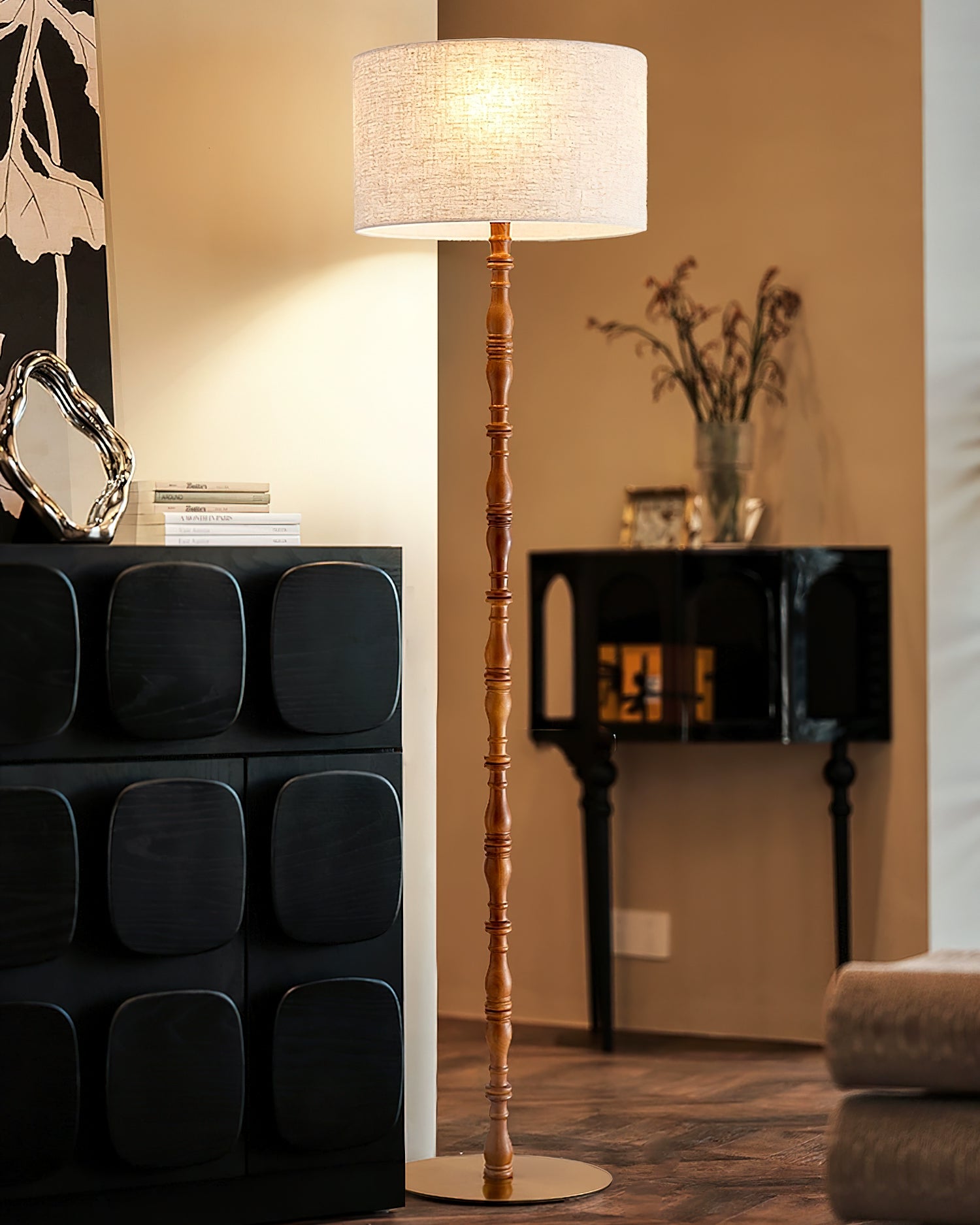 Modern Devansh Floor Lamp - Adjustable LED Standing Light for Living Room, Bedroom & Office - Bright & Energy Efficient Home Decor Lighting