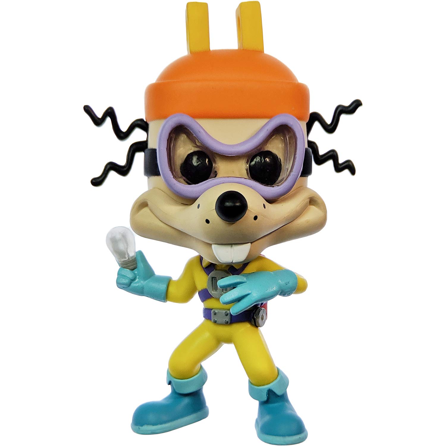 Megavolt Glow-in-the-Dark Funko Pop Vinyl Figure with Graphic Protector Case | Disney's Darkwing Duck Collectible | GameStop Chase Exclusive (34825-B) | Perfect for Display, Gifts & Pop Culture Collections