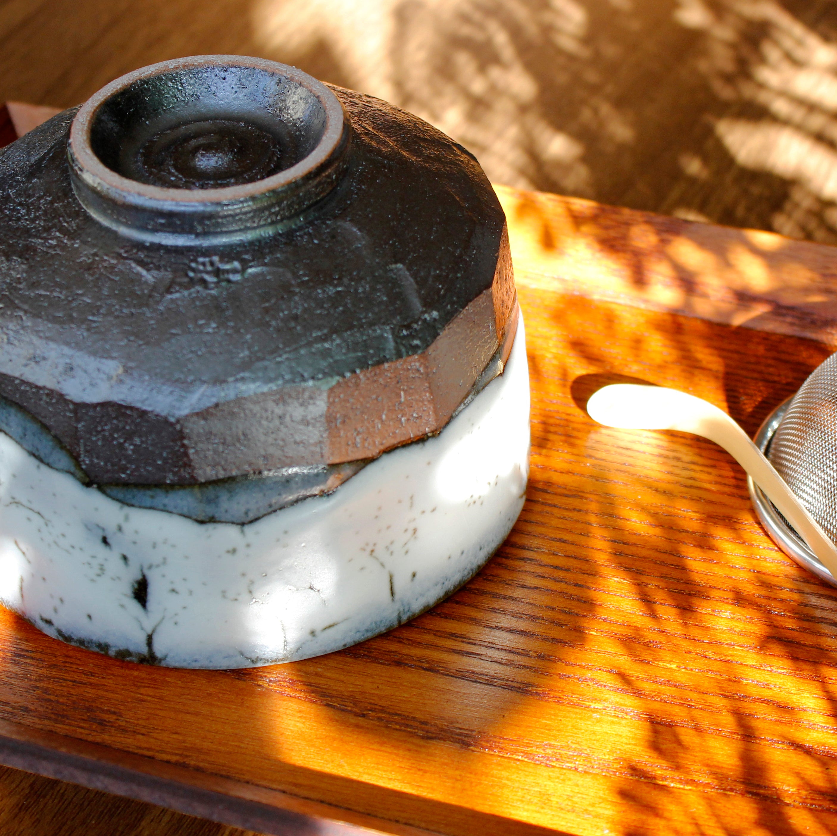 Premium Handcrafted Glacier Chawan Matcha Bowl - Authentic Japanese Ceramic Tea Bowl for Matcha, Tea Ceremonies & Zen Meditation - Perfect for Home, Office & Gifting