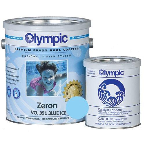 Olympic Zeron One Coat Epoxy Gallon 391Gl - High-Performance Epoxy Coating for Floors, Garages & Basements | Durable, Fast-Drying & Chemical Resistant