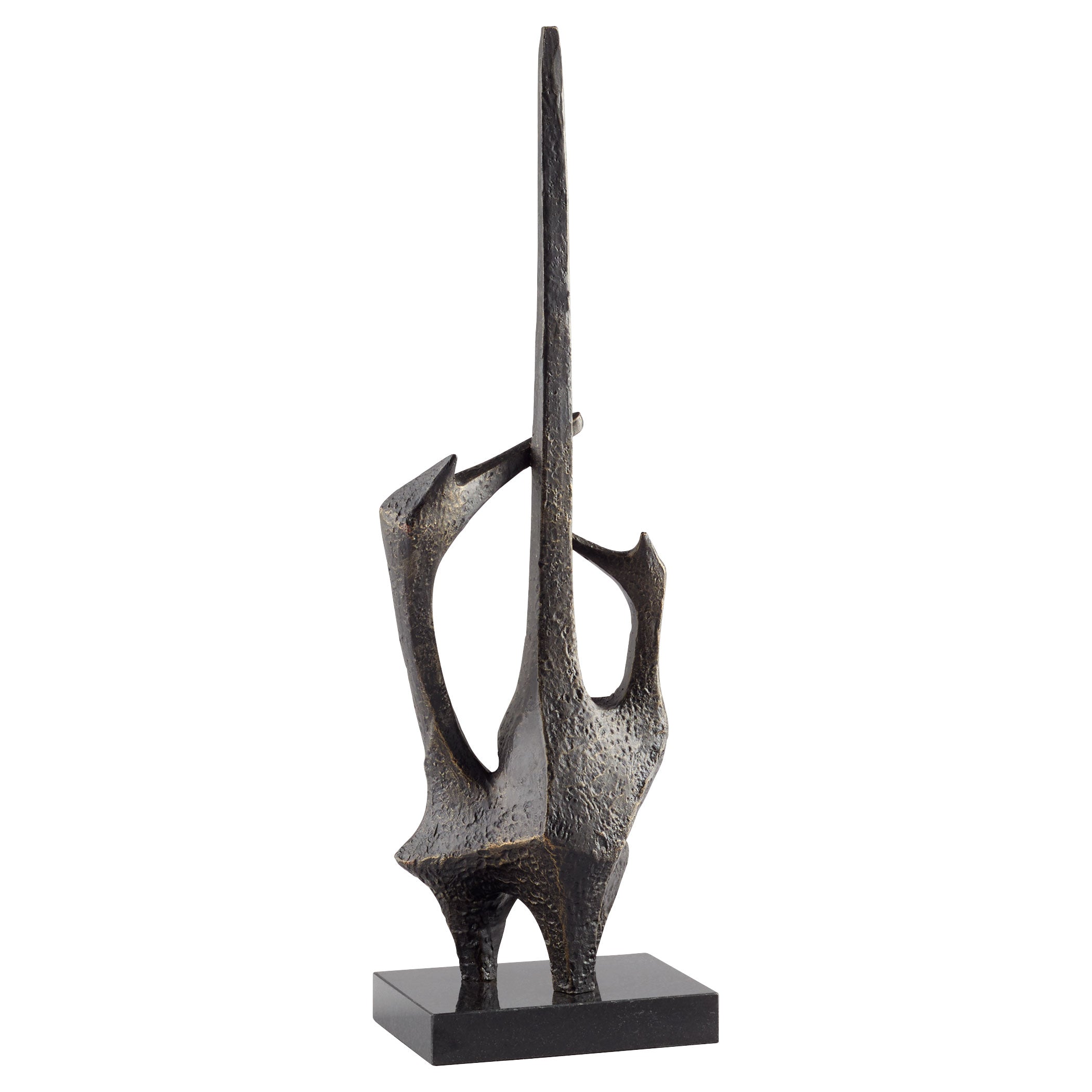 Cyan Design 11461 Nyx Sculpture - Elegant Black Greek Goddess Statue for Home Decor, Office & Garden