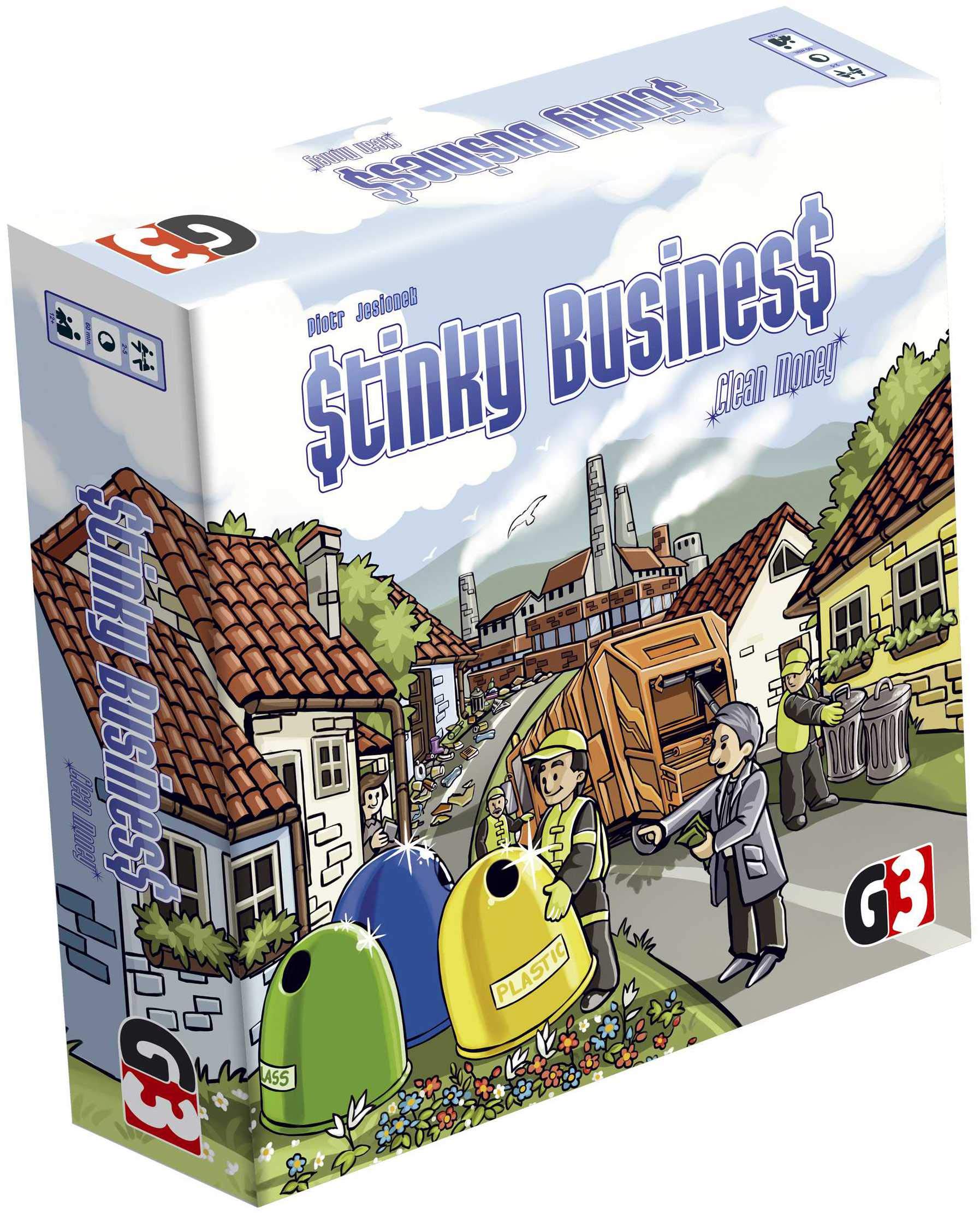 Stinky Business Board Game - Fun Family Strategy Game in German, English & Polish | Perfect for Game Nights & Parties