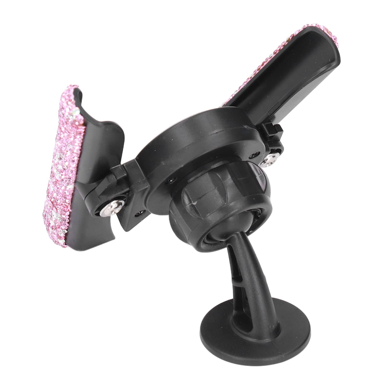OKAT Bling Car Phone Holder - Rhinestone Adjustable Auto Cell Phone Mount for Women & Girls, Secure Grip for Safe Driving, Perfect for Car Decoration & Daily Commute (Pink)