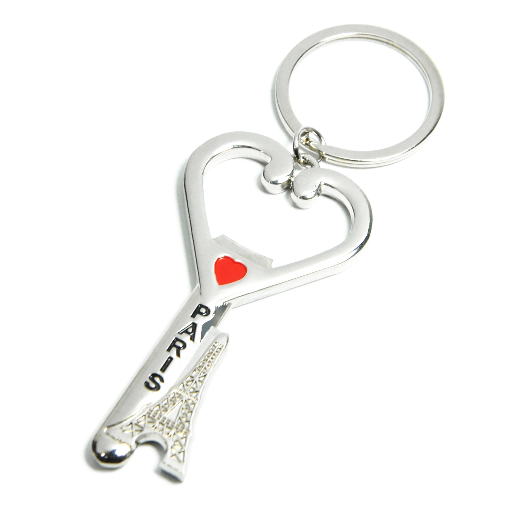 Stylish Eiffel Tower Bottle Opener Keychain - Fashionable Metal Beer Bottle Opener Gift for Wine Lovers, Travelers & Collectors - Perfect for Parties, Travel Accessories & Unique Gifts
