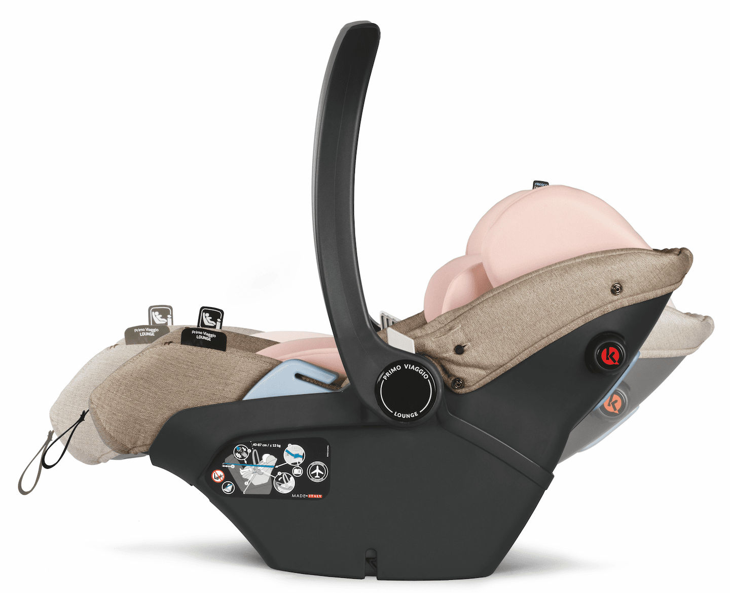 Peg Perego Primo Viaggio 4-35 Lounge Convertible Car Seat for Infants & Toddlers - Safe & Comfortable Baby Car Seat for Travel, Commuting, and Family Road Trips