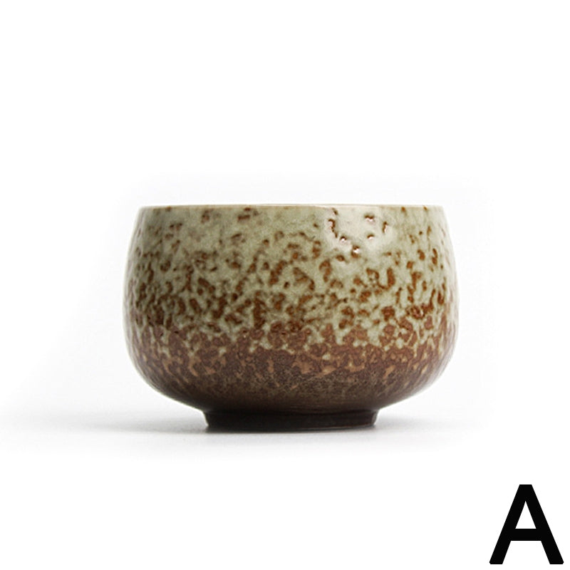 Premium Lava Stone Zen Gongfu Tea Cup Set of 2 - Handcrafted Natural Volcanic Rock Tea Cups for Chinese Tea Ceremony, Perfect for Meditation, Relaxation & Gift Giving