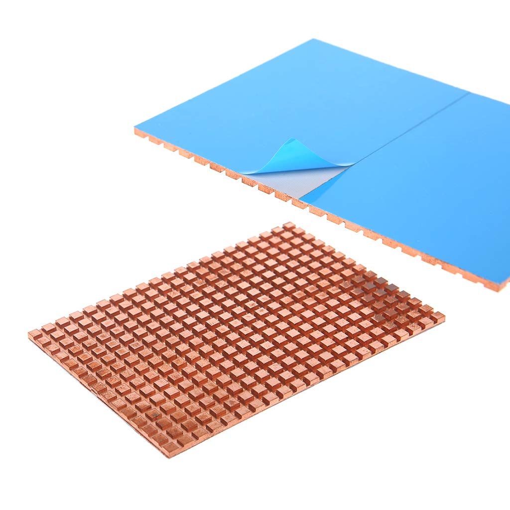 Ultra Thin Pure Copper Heat Sink for 2.5 Inch SSD & HDD - High Performance Cooling Solution for Laptops, Gaming PCs & Data Storage Devices - Gold Plated Mechanical Hard Disk Cooler