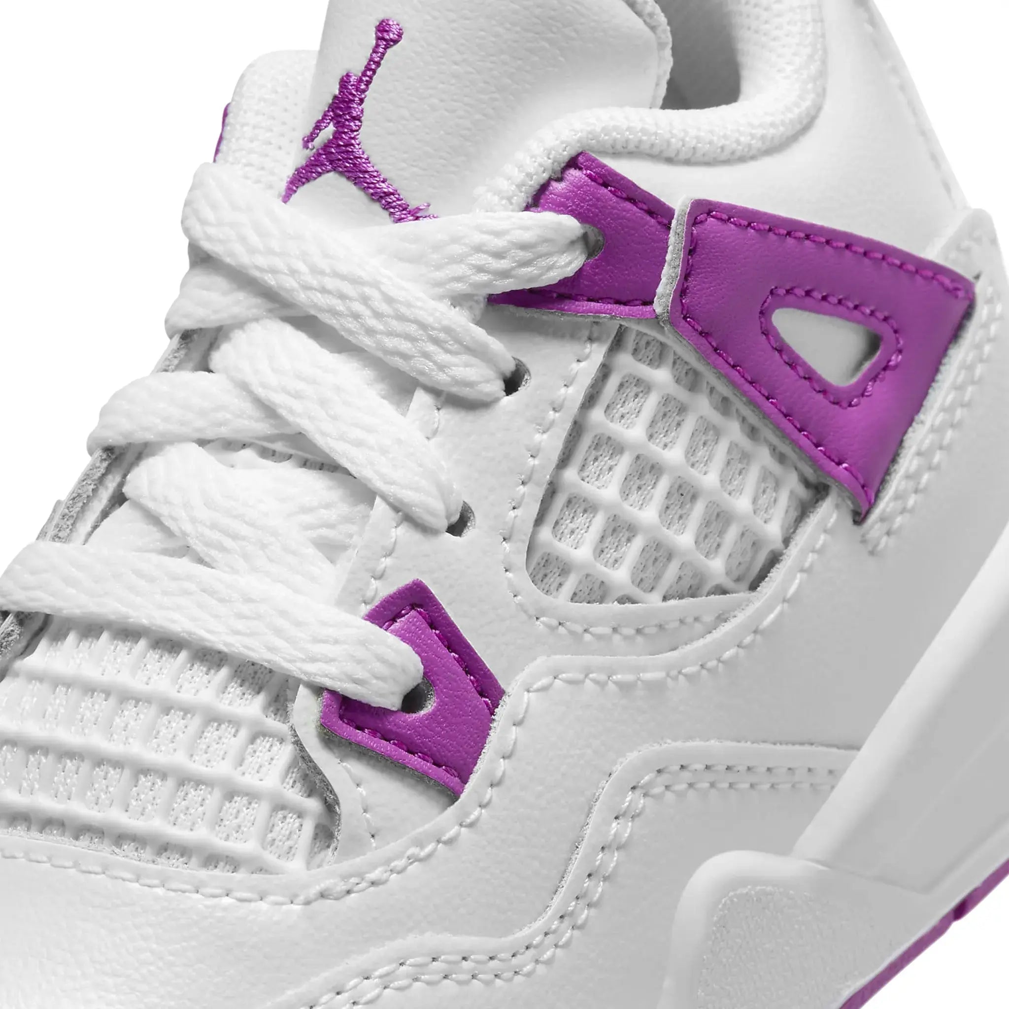 Air Jordan 4 Retro Hyper Violet (TD) Basketball Shoes for Men - Stylish Sneakers for Casual Wear, Street Fashion & Sports Performance