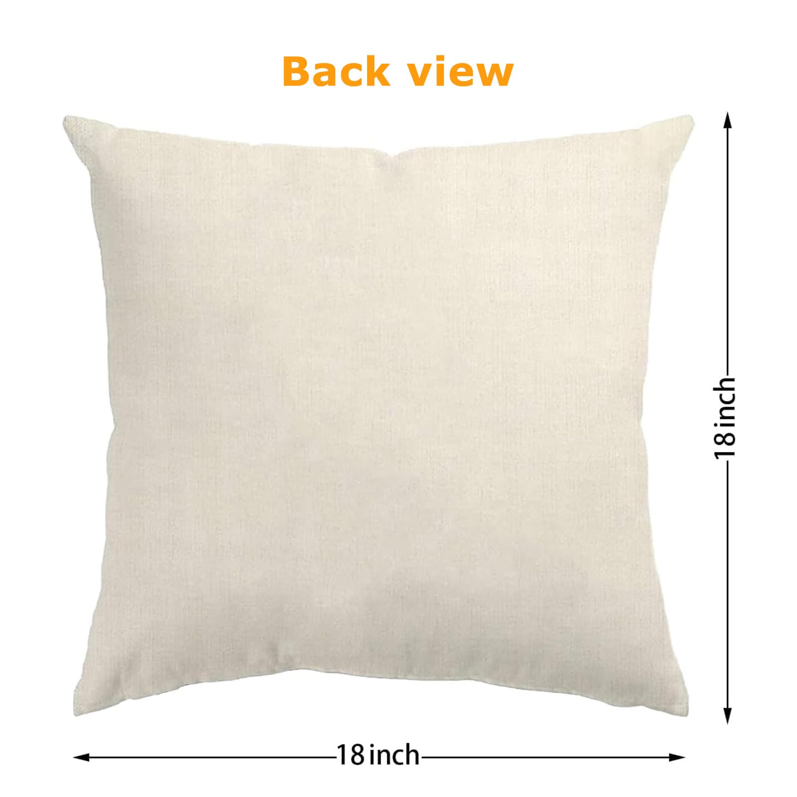 ONFAON Spring Pillow Covers 18x18 Inch - Farmhouse Linen Cushion Cases for Outdoor & Indoor Decor | Seasonal Home Accents for Sofa, Porch, Garden & Living Room