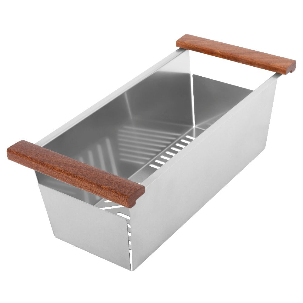 ZLINE 43-Inch Undermount Single Bowl Kitchen Sink - Satin Stainless Steel with Bottom Grid & Accessories (Model SLS 43S) | Perfect for Modern Kitchens, Remodeling & Chef-Inspired Cooking Spaces