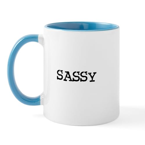 White/Blue Inside - Sassy Mug