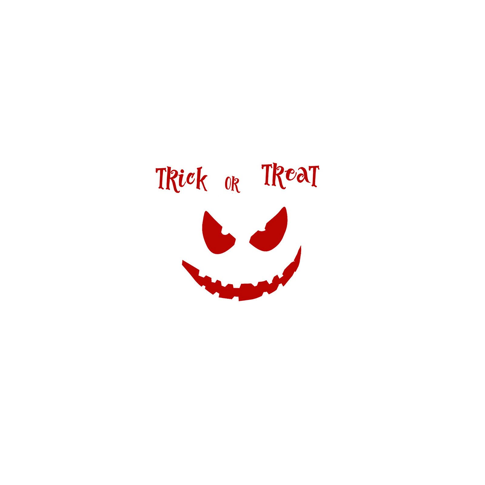 Halloween DIY Wall Stickers - Self-Adhesive Decals for Living Room, Bedroom & Kids Room Decor (Set of 6) - Perfect for Spooky Seasonal Home Decoration & Party Decor