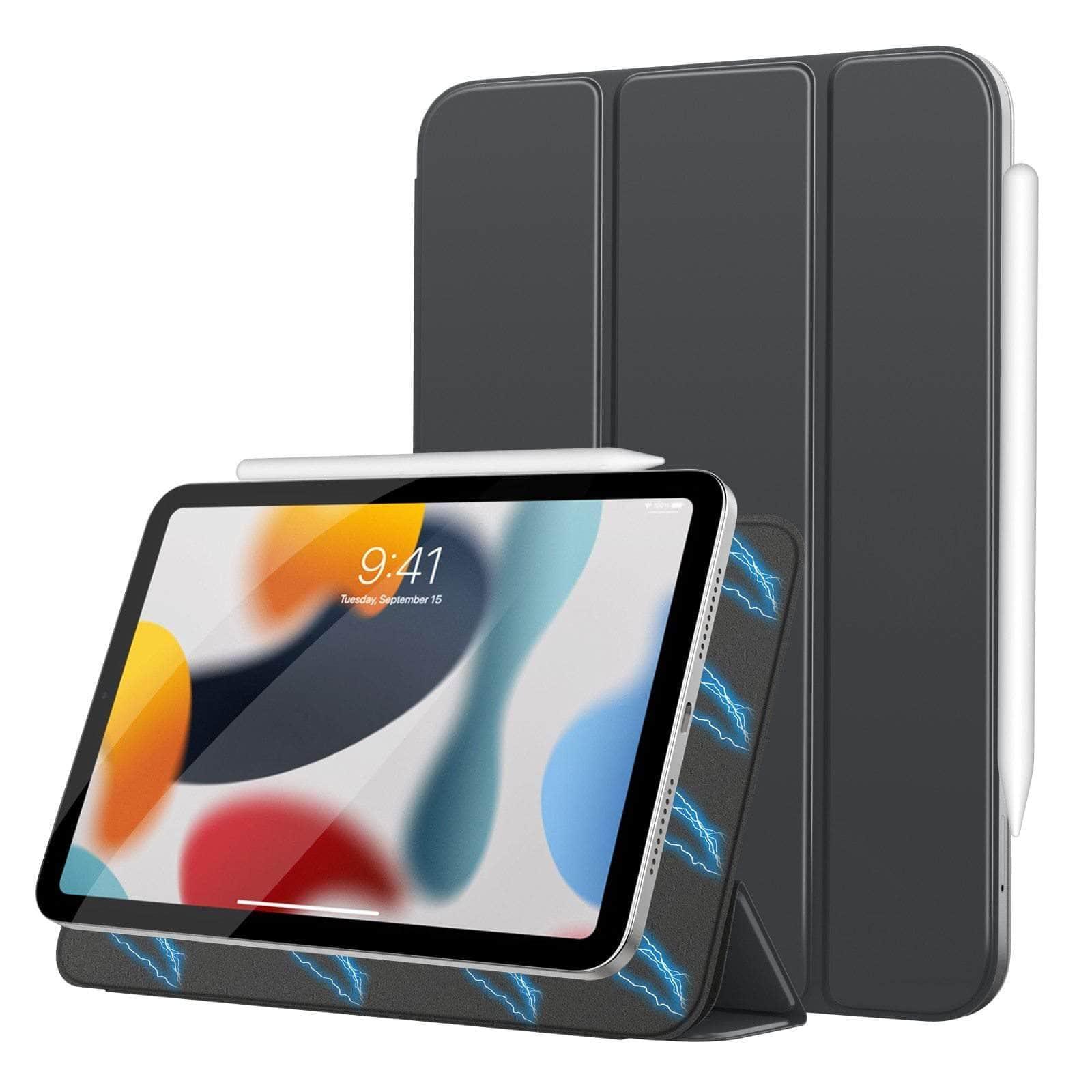 Magnetic Slim Smart Folio Case for iPad Mini 6 - Lightweight Protective Cover with Auto Sleep/Wake | Perfect for Work, Travel & Everyday Use