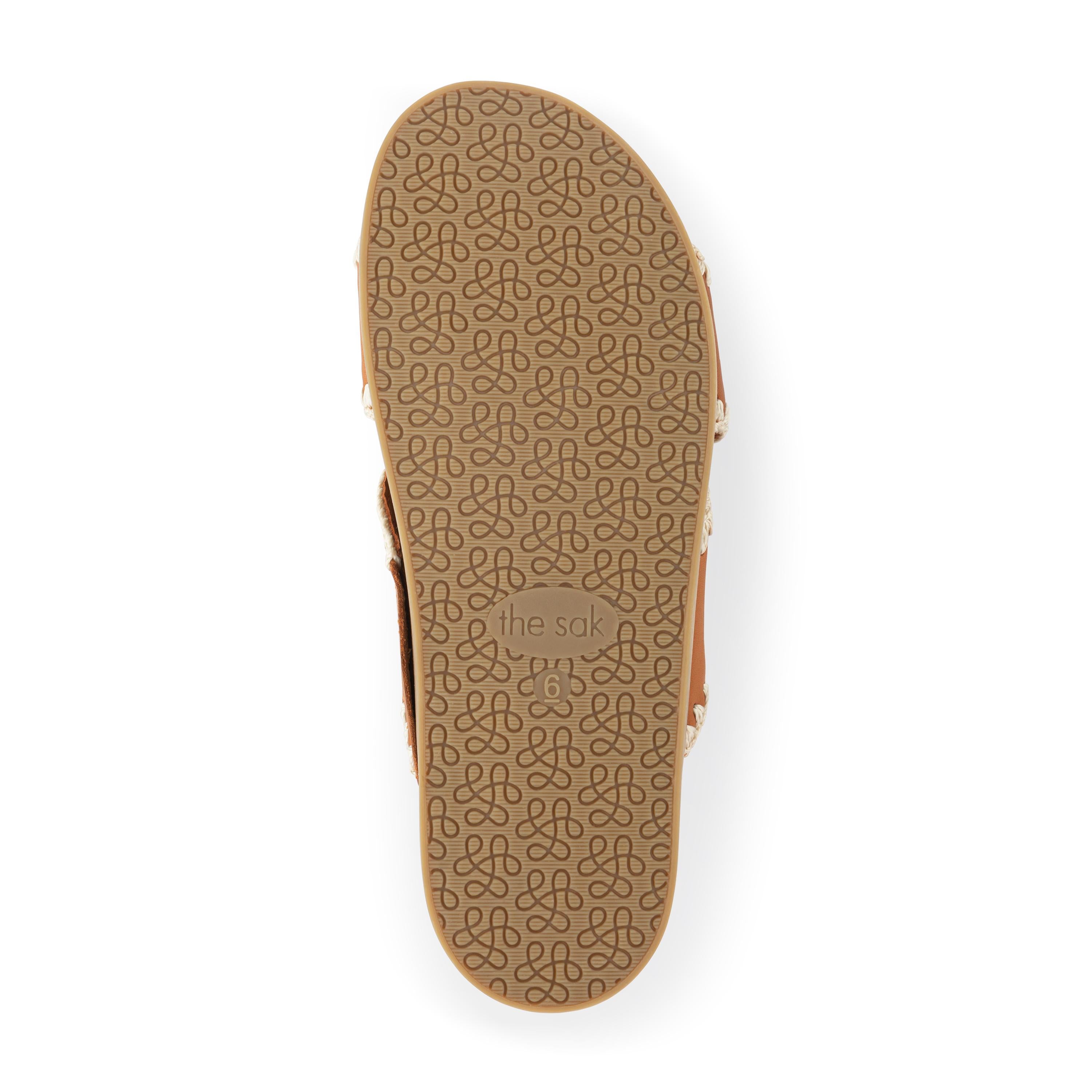 Penelope Women's Leather Sandals in Tobacco Brown - Comfortable & Stylish for Summer, Beach, and Casual Outings