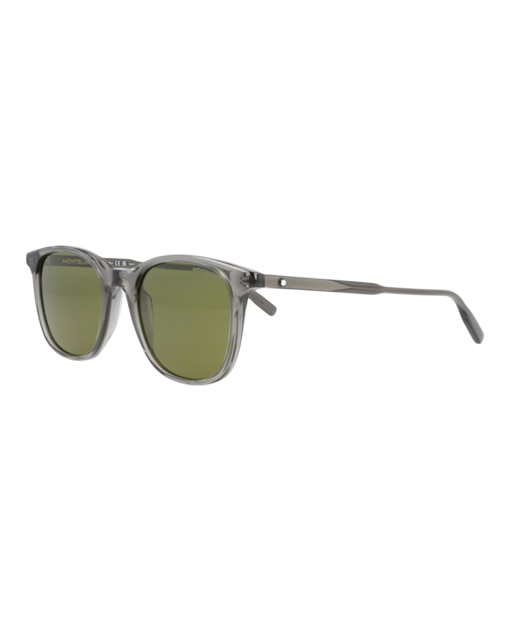 Montblanc Square-Frame Acetate Sunglasses for Men & Women - UV Protection Polarized Lenses - Luxury Fashion Shades for Driving, Travel & Outdoor Activities