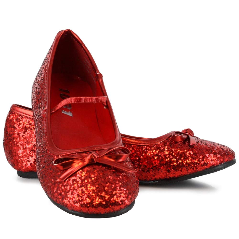 Sparkly Red Ballet Shoes for Girls - Comfortable Dance Slippers for Ballet Class, Recitals & Toddler Dance Practice | Perfect Gift for Little Ballerinas