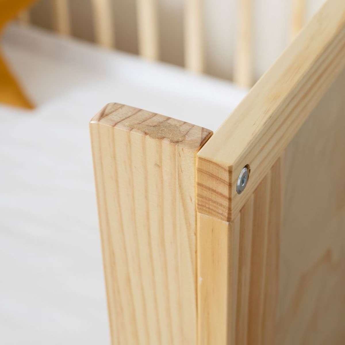 Aspiring Natural 3-in-1 Convertible Crib to Toddler Bed with Mattress – Perfect for Nursery, Daycare & Growing Toddlers