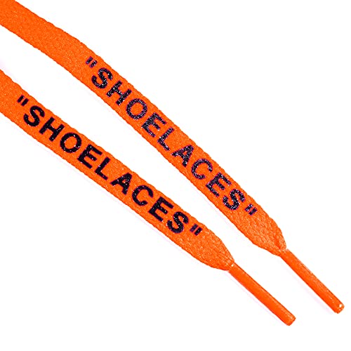 Neon Orange Black Print