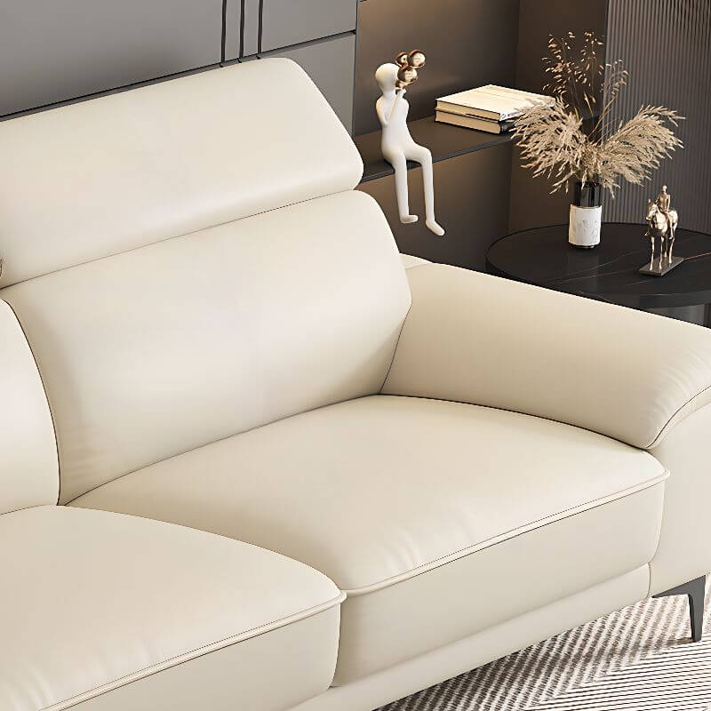 L-Shaped & Straight Sectional Sofa with Chaise Lounge - Right-Hand Facing Modern Living Room Furniture for Small Spaces & Home Theater Seating