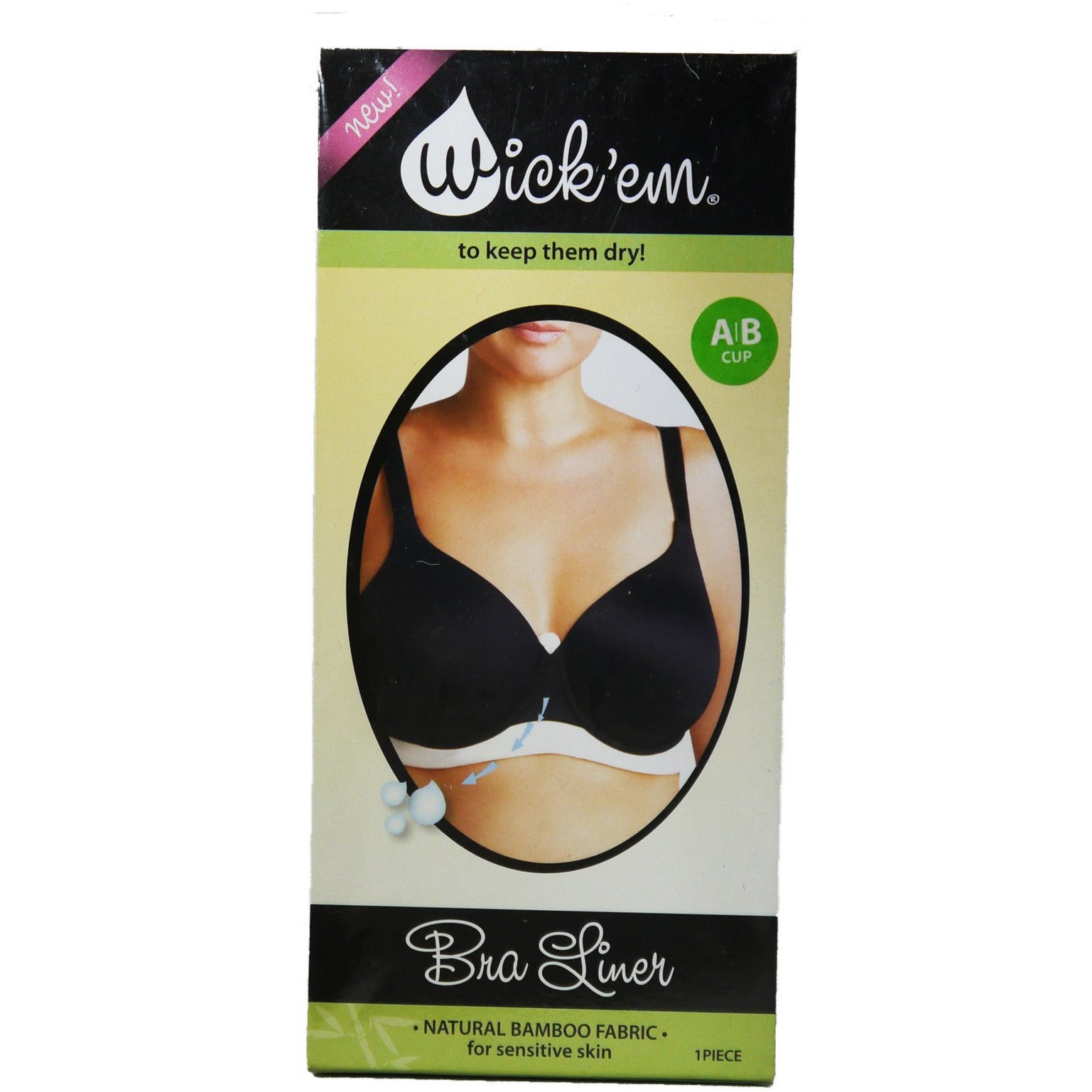 WICK'EM Sweat-Wicking Bra Liners for Women - Moisture-Wicking & Breathable Underwear Liner for Sports, Workouts & Everyday Comfort