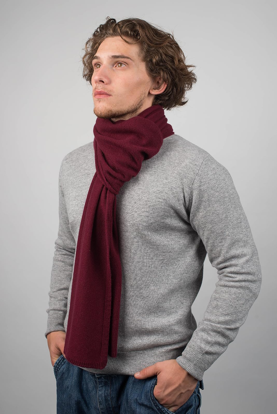 Luxury 100% Cashmere Scarf for Women & Men - Soft & Warm Italian-Made Dalle Piane Cashmere Wrap - Perfect for Winter Fashion, Travel & Gift Giving
