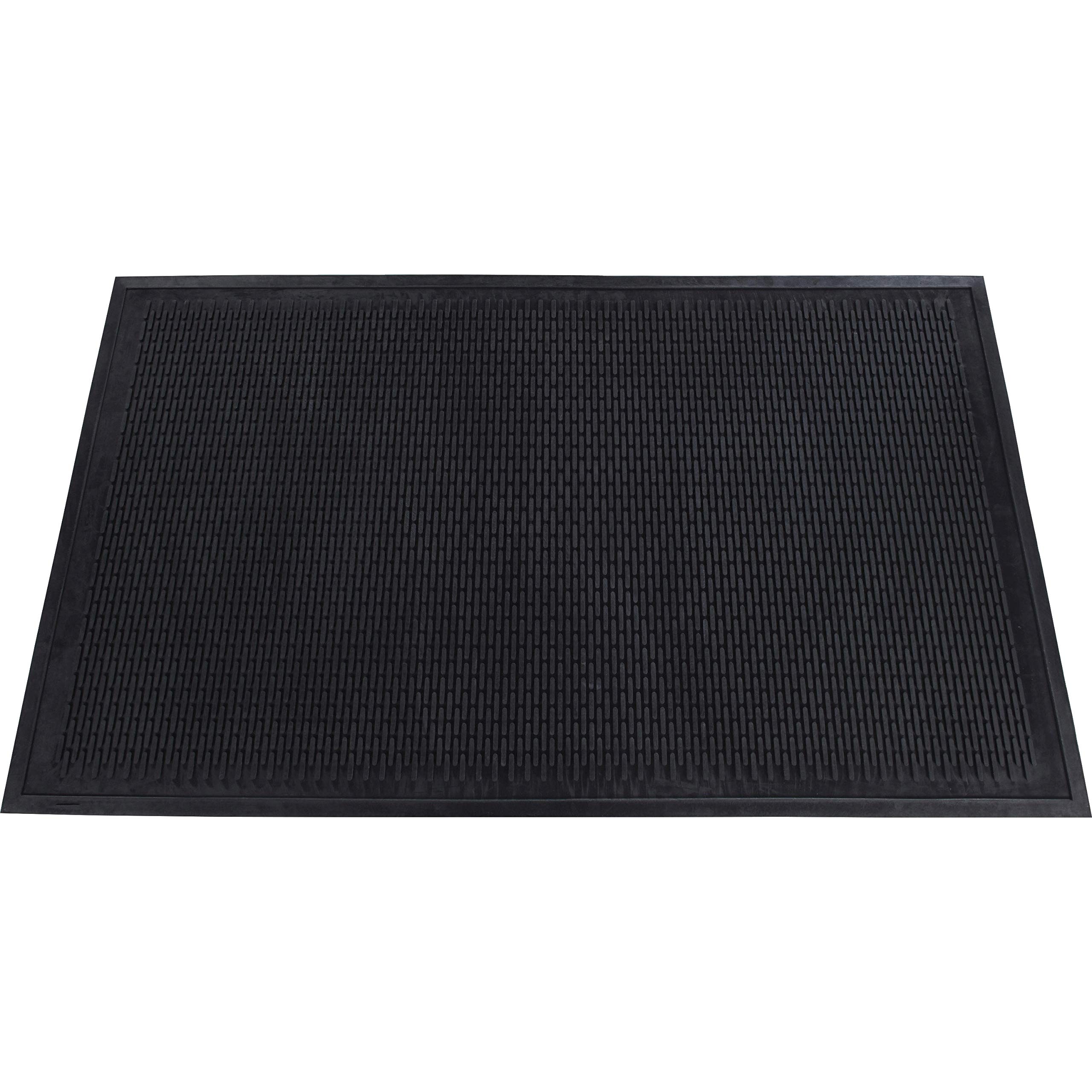 Genuine Joe Clean Step Scraper Floor Mats - Heavy Duty Doormats for Mud, Snow & Dirt - Perfect for Entryways, Garages & High Traffic Areas