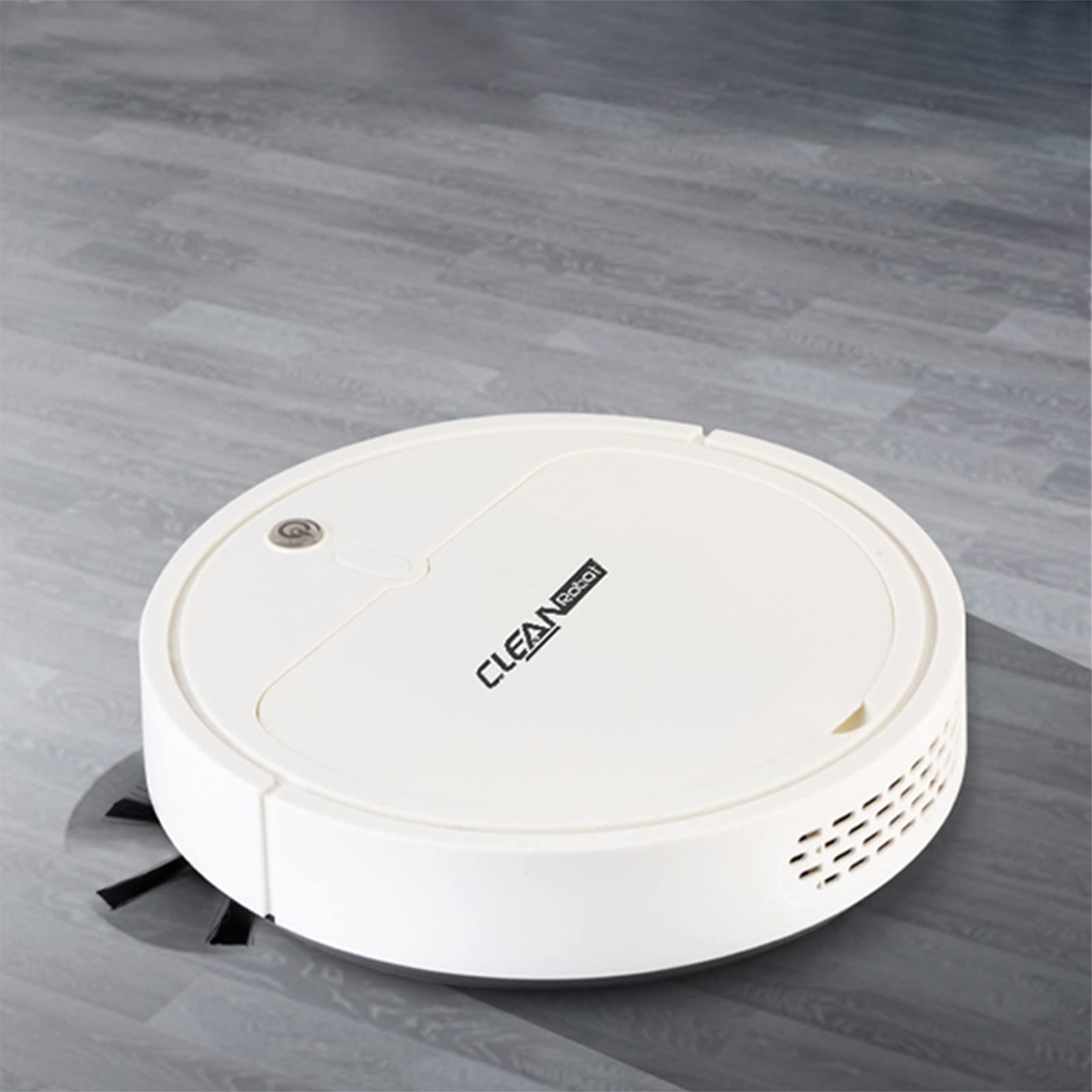 Upgraded Smart Vacuum and Mop Robot - Large Capacity Battery, Strong Suction, Auto Cleaning for Hard Floors & Carpets | Perfect for Home, Office & Pet Hair Removal (White)
