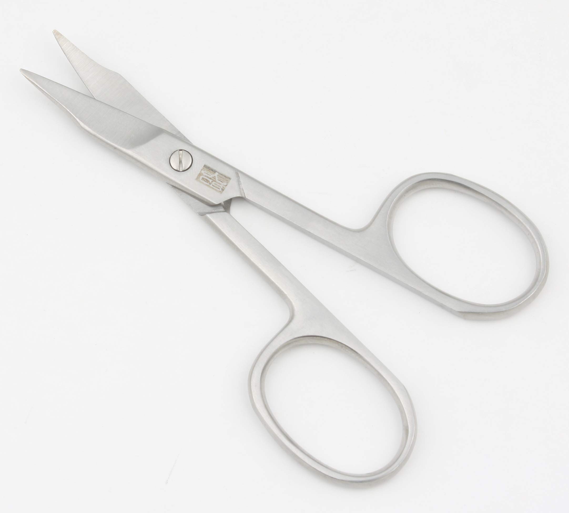 Premium Stainless Steel Nail Scissors - Professional Curved Blade for Fingernails & Toenails, Cuticle Trimmer - Perfect for Home Manicure, Pedicure & Salon Use