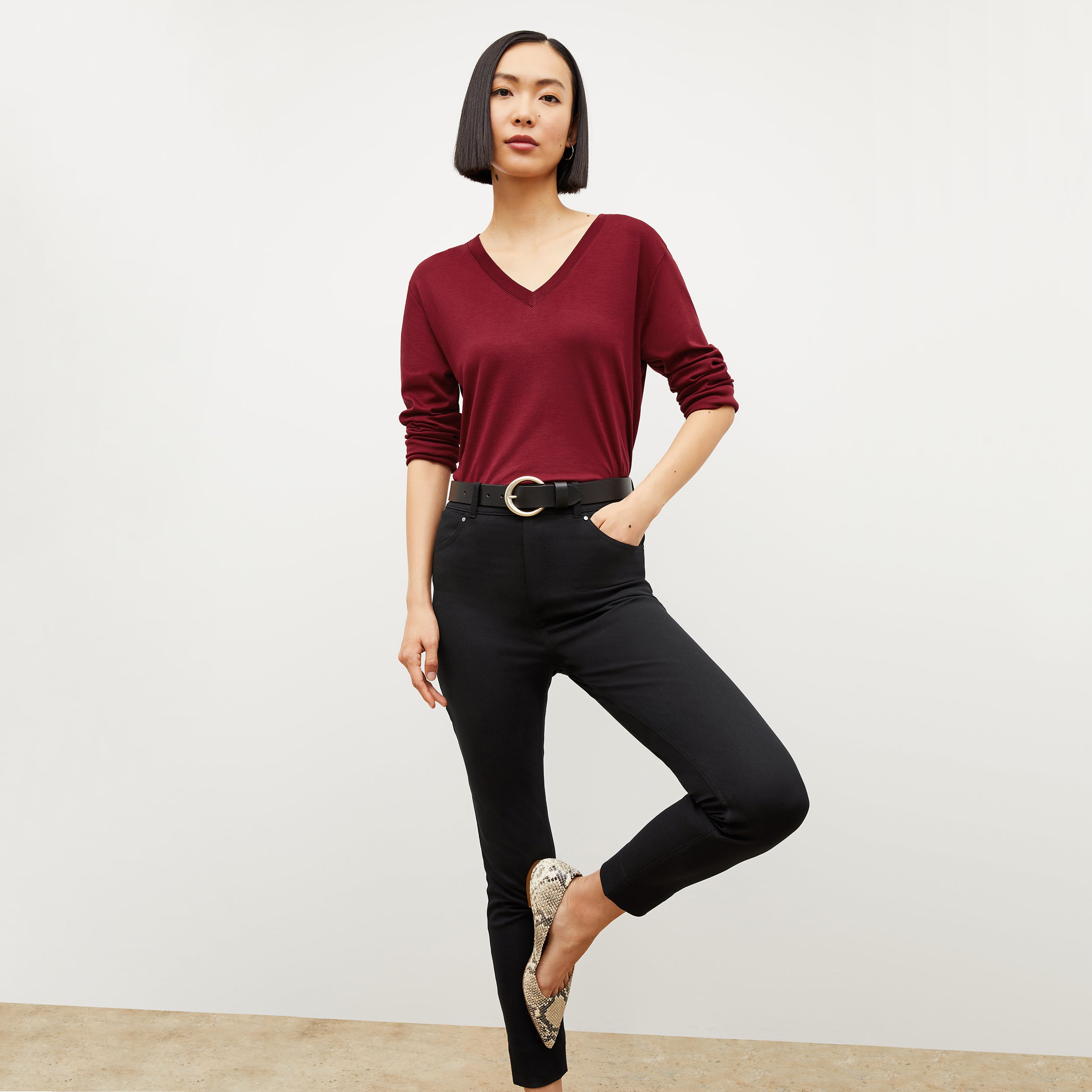 Eco-Friendly Better Than Denim Jeans for Women - Sammataro Black Stretch Pants | Perfect for Casual Wear, Work & Everyday Outfits