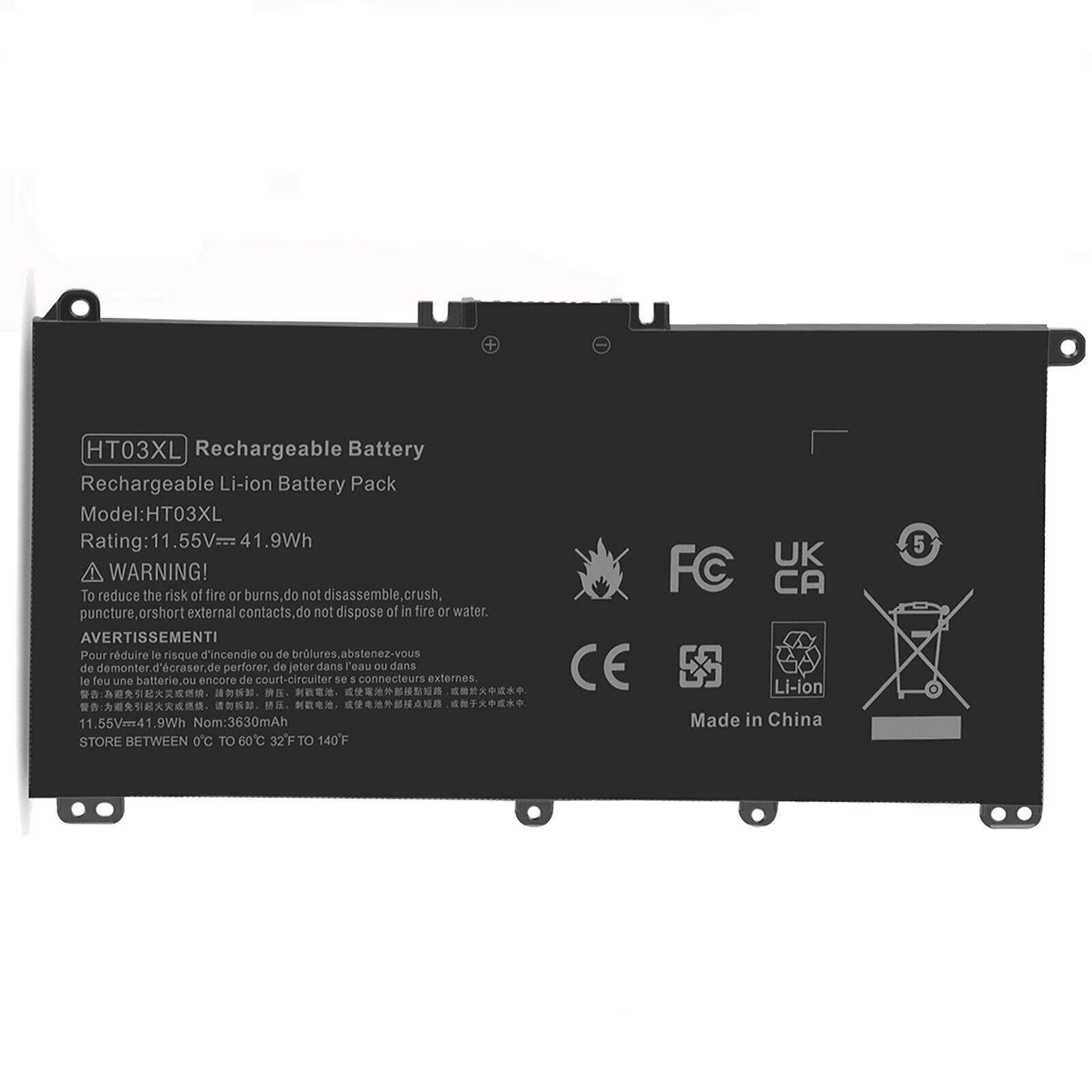 HP HT03XL Replacement Battery for HP Pavilion 14/15/17 Series (14-CE/CF/CK/CM/DF/DH, 15-CS/DA, 17-CA) - Long-Lasting Laptop Power Solution for Work, Study & Travel