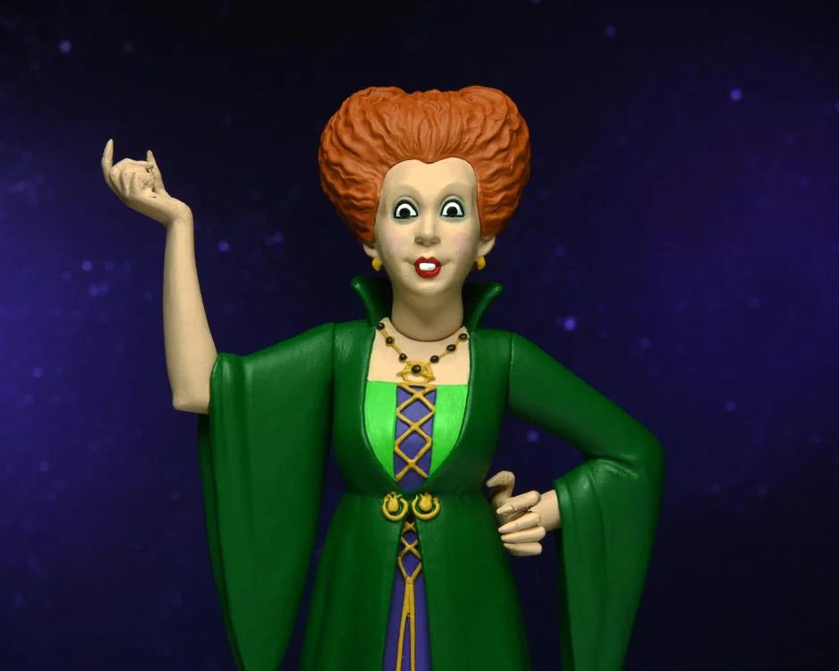 Hocus Pocus Toony Terrors Sanderson Sisters 3-Pack Action Figures - Collectible Halloween Decor for Disney Fans & Movie Lovers - Perfect for Display, Gifts, and Themed Parties