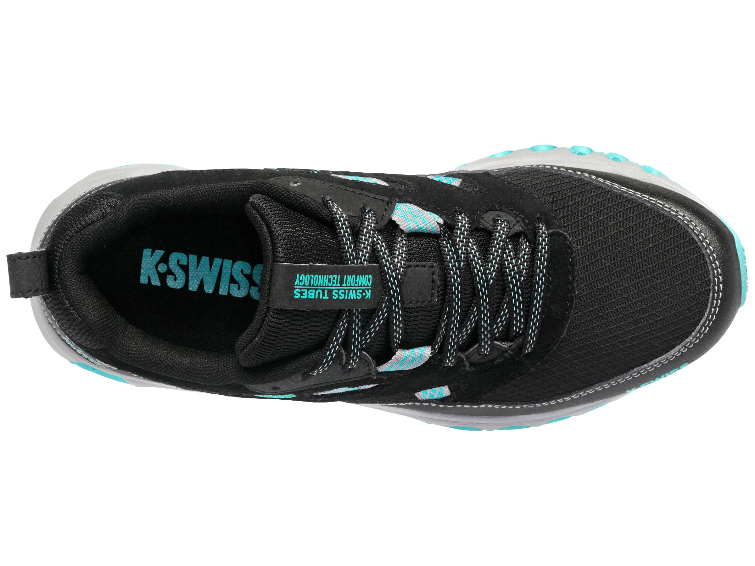97437 087 W | TUBES TRAIL 200 Hiking Shoes | Black/Blue Turquoise Color | Perfect for Outdoor Adventures & Trail Running