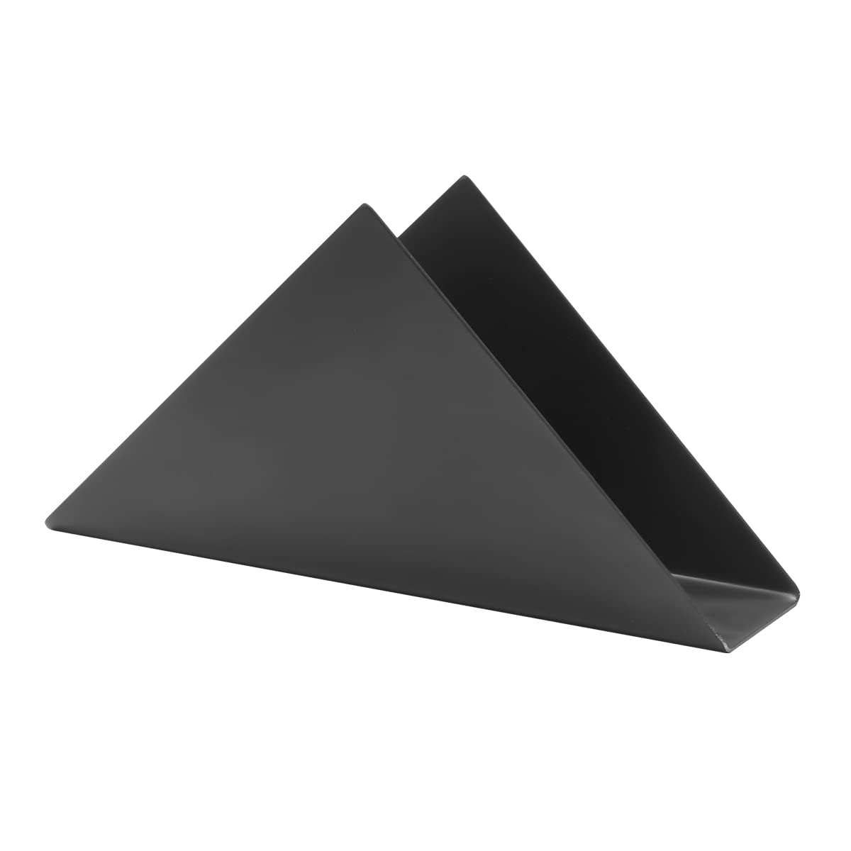 Stainless Steel Napkin Holder for Dining Table - Freestanding Paper Organizer & Tissue Dispenser - Black - Perfect for Restaurants, Kitchens, and Home Decor