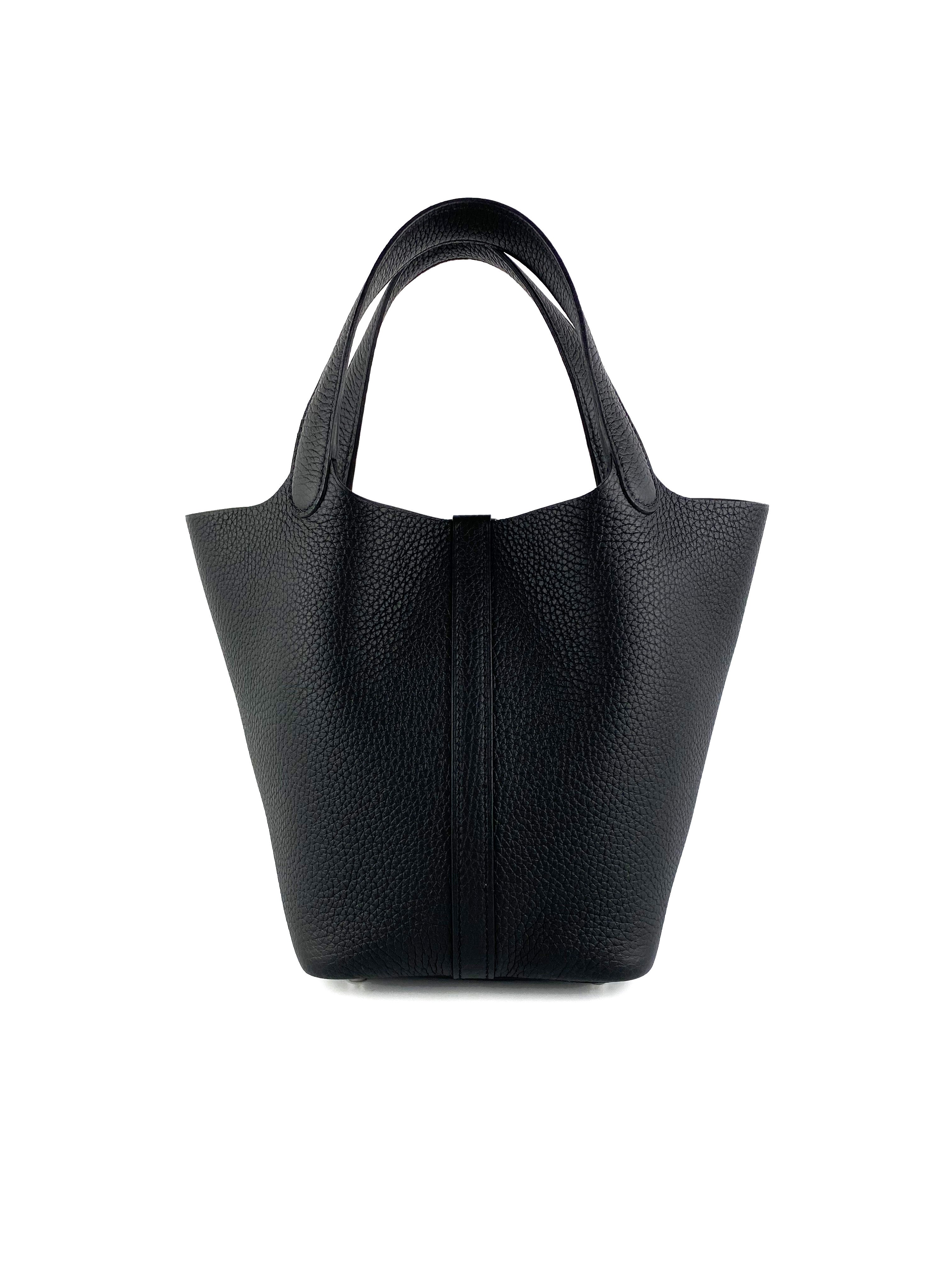 Hermès Noir Picotin Lock 18 Bag - Luxury Handbag for Women | Perfect for Everyday Use, Work & Special Occasions