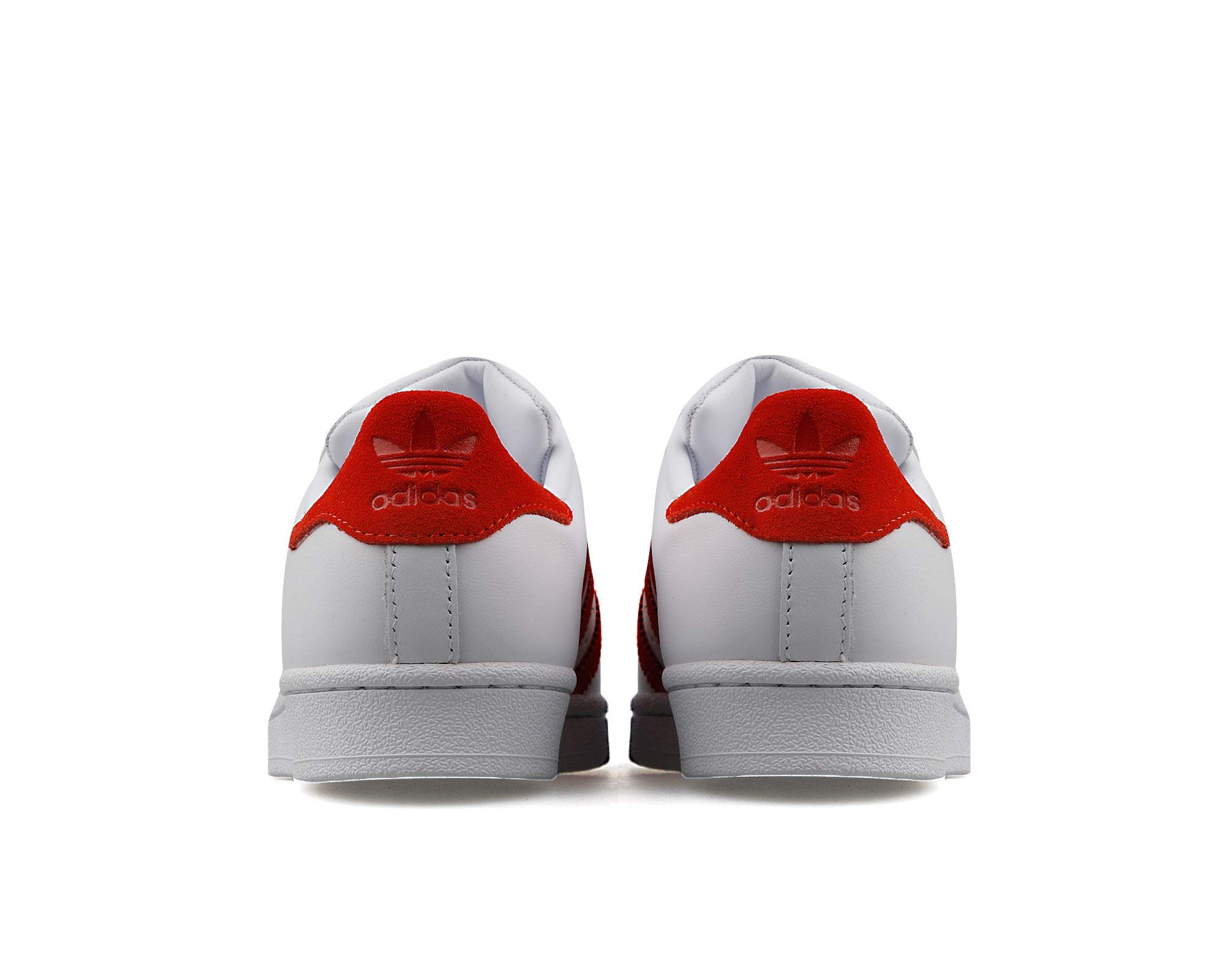 adidas Men's Superstar Sneakers | Classic White Leather Low-Top Shoes with Shell Toe | Casual Wear, Street Style & Everyday Comfort